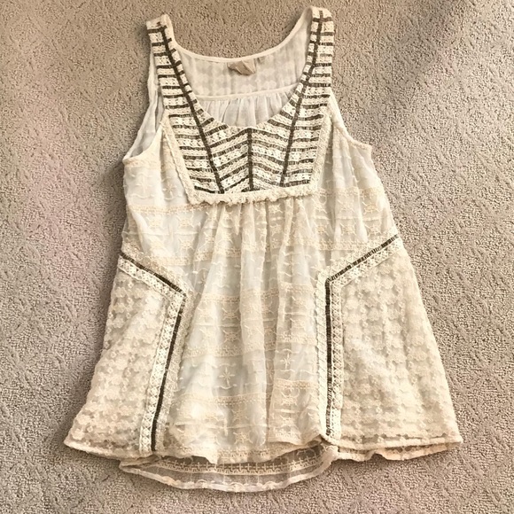 Anthropologie Tops - Beaded tank